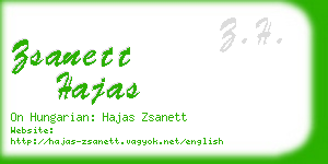 zsanett hajas business card